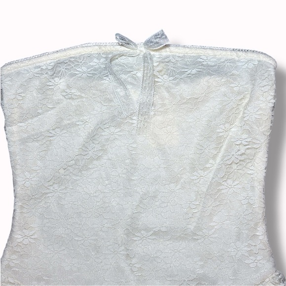Thirty Thirty lace Strapless cream Dress small brand new - Picture 3 of 6